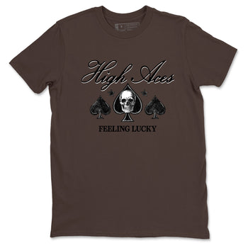 Sneaker match tees – Sneaker Tees To Match Dunk Low Football Shoes – High Aces Tee Dark Chocolate 2