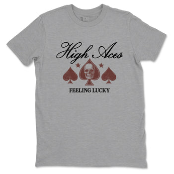 Sneaker match tees – Sneaker Tees To Match Dunk Low Football Shoes – High Aces Tee Heather Grey 2