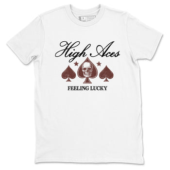 Sneaker match tees – Sneaker Tees To Match Dunk Low Football Shoes – High Aces Tee White 2