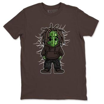 AJ1 Travis Scott Velvet Brown and Dark Mocha shirts to match jordans Hip Hop Cactus sneaker match tees 1s Travis Scott Velvet Brown match shoes to clothes SNRT Sneaker Tees unisex cotton Dark Chocolate 2 shirts