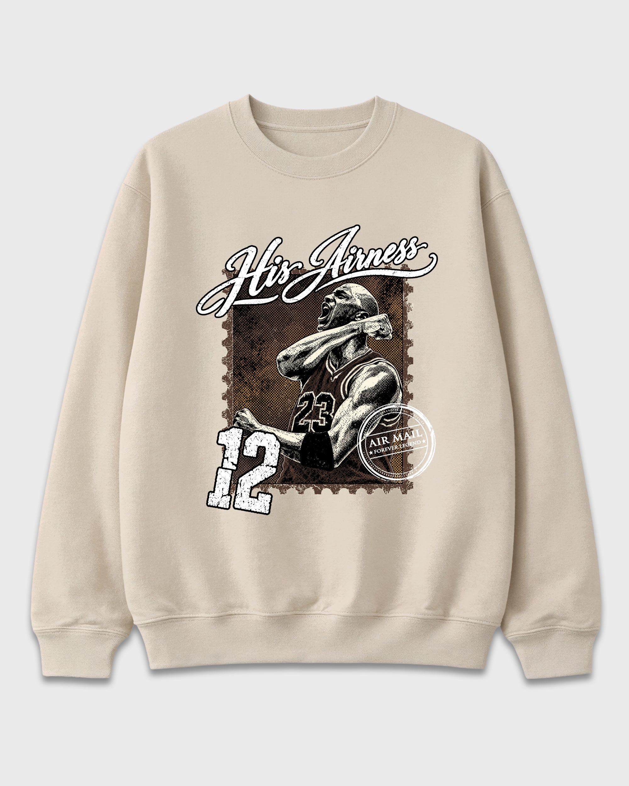 His Airness Graphic T-Shirt featuring original streetwear artwork designed to match the Air Jordan 12 Fireside. Natural 2 Graphic Tee.