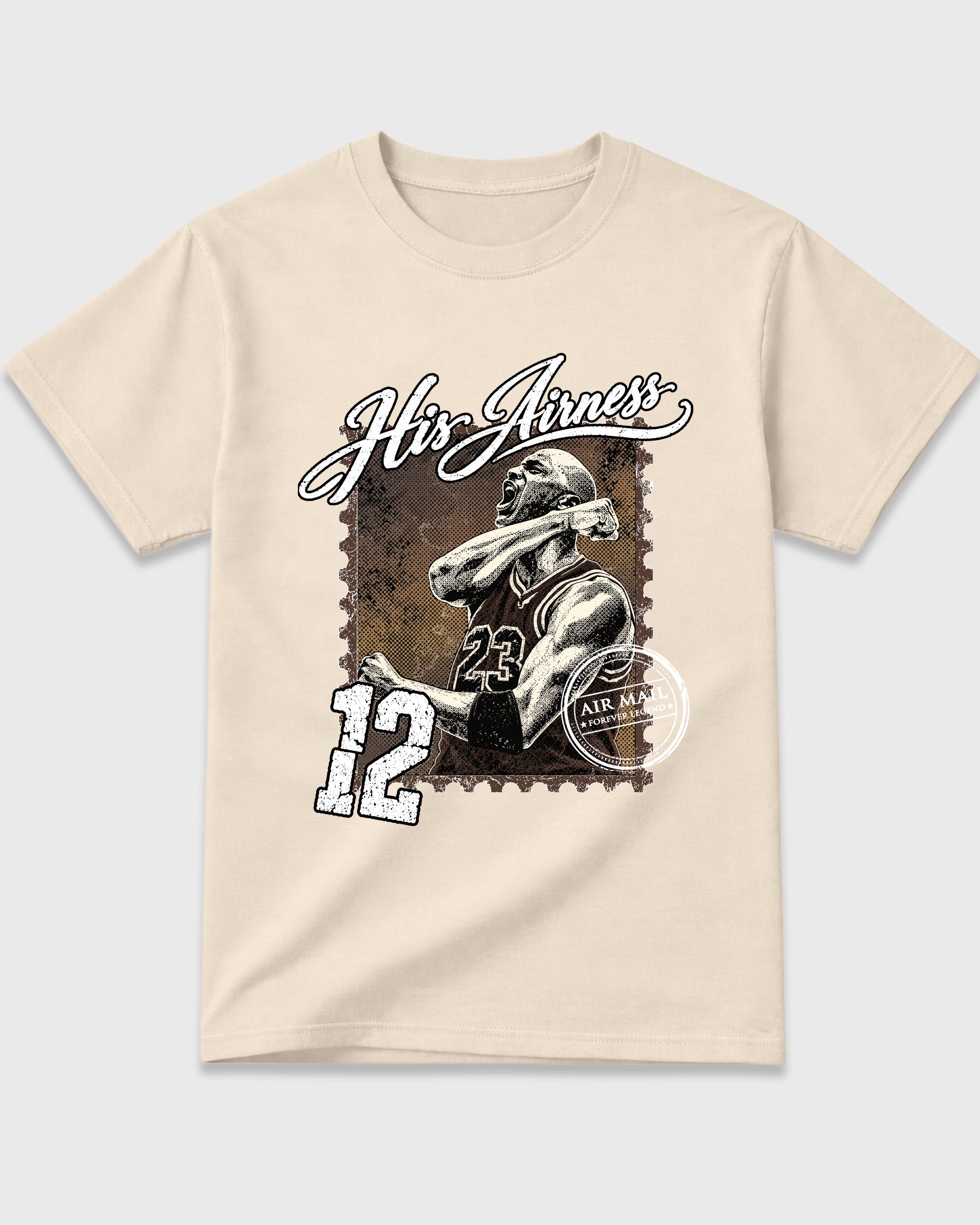 His Airness Air Jordan 12 Fireside Matching Graphic Tee