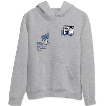 1s Denim shirts to match jordans Homies Only sneaker match tees Air Jordan 1 Denim SNRT Sneaker Tees streetwear brand Heather Grey 2 unisex cotton tee