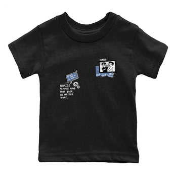 1s Denim shirts to match jordans Homies Only sneaker match tees Air Jordan 1 Denim SNRT Sneaker Tees streetwear brand Baby and Youth Black 2 cotton tee