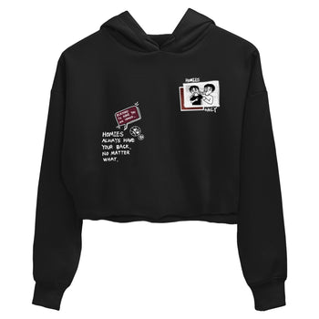 AJ1 High '85 Metallic Burgundy shirts to match jordans Homies Only sneaker match tees 1s High '85 Metallic Burgundy SNRT Sneaker Tees streetwear brand Black 2 crop tee