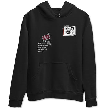 AJ1 High '85 Metallic Burgundy shirts to match jordans Homies Only sneaker match tees 1s High '85 Metallic Burgundy SNRT Sneaker Tees streetwear brand Black 2 unisex cotton tee