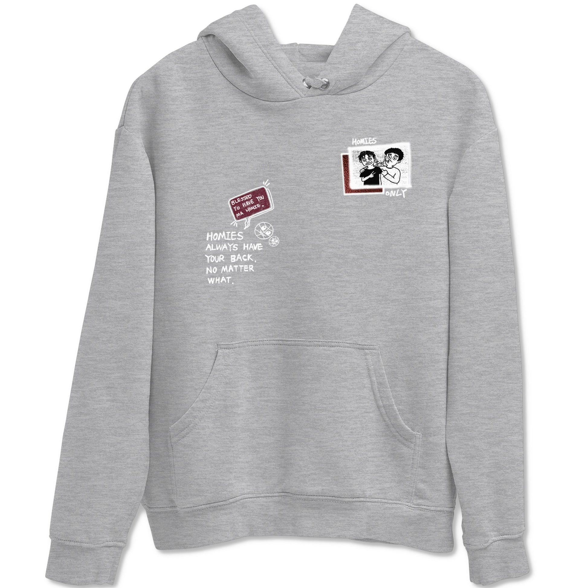 AJ1 High '85 Metallic Burgundy shirts to match jordans Homies Only sneaker match tees 1s High '85 Metallic Burgundy SNRT Sneaker Tees streetwear brand Heather Grey 2 unisex cotton tee