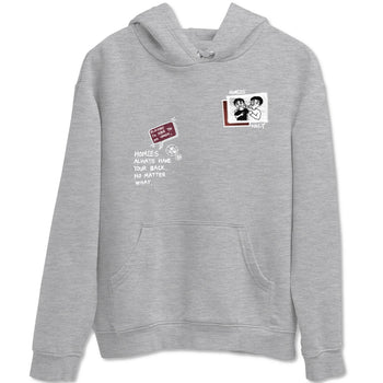 AJ1 High '85 Metallic Burgundy shirts to match jordans Homies Only sneaker match tees 1s High '85 Metallic Burgundy SNRT Sneaker Tees streetwear brand Heather Grey 2 unisex cotton tee