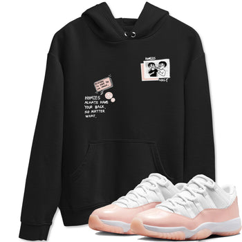 11s Legend Pink shirts to match jordans Homies Only sneaker match tees Air Jordan 11 Legend Pink SNRT Sneaker Tees streetwear brand Black 1 unisex cotton tee