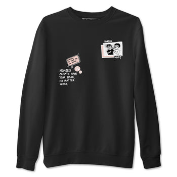 11s Legend Pink shirts to match jordans Homies Only sneaker match tees Air Jordan 11 Legend Pink SNRT Sneaker Tees streetwear brand Black 2 unisex cotton tee
