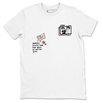 11s Legend Pink shirts to match jordans Homies Only sneaker match tees Air Jordan 11 Legend Pink SNRT Sneaker Tees streetwear brand White 2 unisex cotton tee