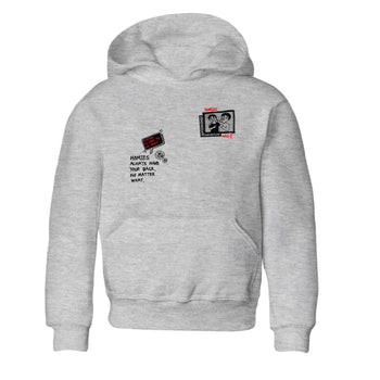 3s Black Cement shirts to match jordans Homies Only sneaker match tees Air Jordan 3 Black Cement match shoes to clothes SNRT Sneaker Tees Youth Baby Heather Grey 2 tee