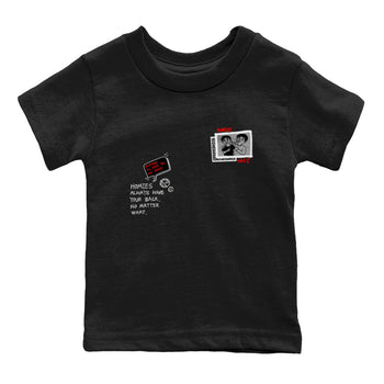3s Black Cement shirts to match jordans Homies Only sneaker match tees Air Jordan 3 Black Cement match shoes to clothes SNRT Sneaker Tees Youth Baby Black 2 tee