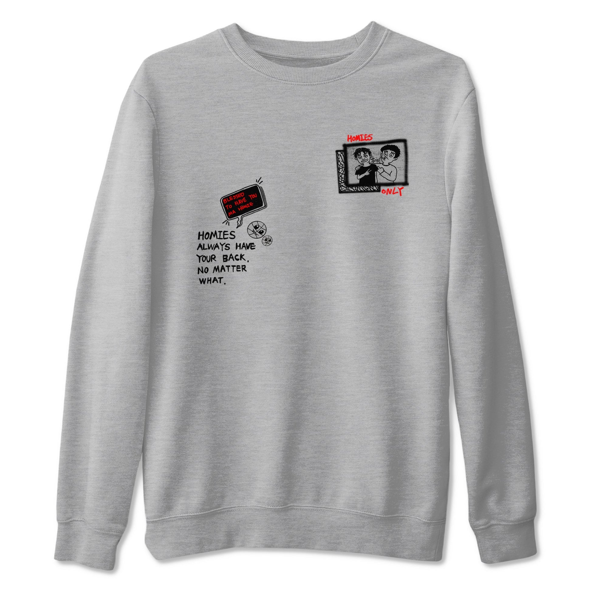 3s Black Cement shirts to match jordans Homies Only sneaker match tees Air Jordan 3 Black Cement match shoes to clothes SNRT Sneaker Tees unisex cotton Heather Grey 2 shirts