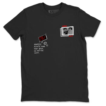 3s Black Cement shirts to match jordans Homies Only sneaker match tees Air Jordan 3 Black Cement match shoes to clothes SNRT Sneaker Tees unisex cotton Black 2 shirts