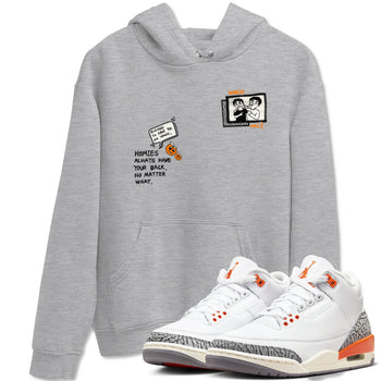 3s Georgia Peach shirt to match jordans Homies Only sneaker tees Air Jordan 3 Georgia Peach SNRT Sneaker Release Tees unisex cotton Heather Grey 1 crew neck shirt