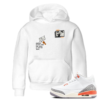 3s Georgia Peach shirt to match jordans Homies Only sneaker tees Air Jordan 3 Georgia Peach SNRT sneaker release tees baby toddler White 1 cotton Shirt