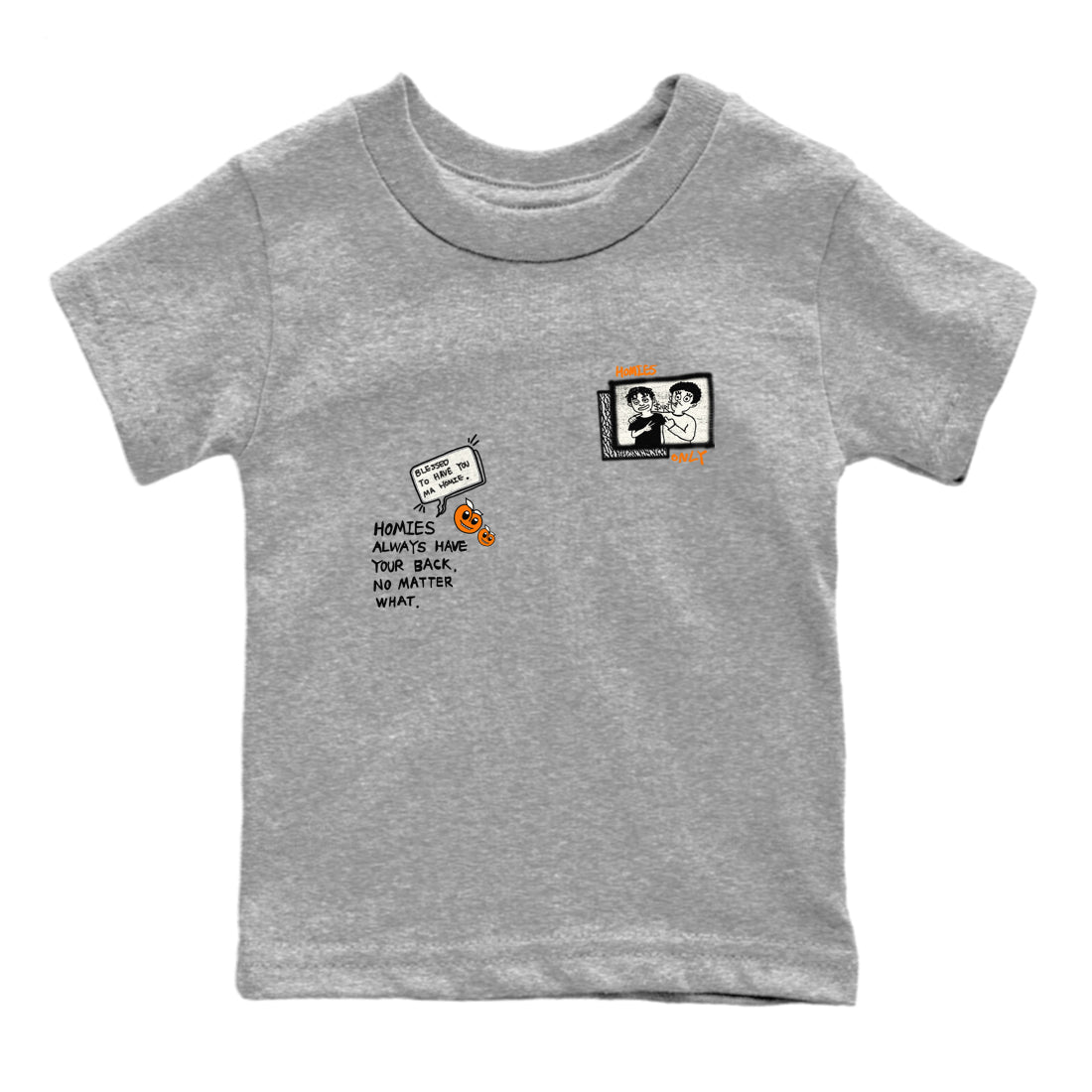 3s Georgia Peach shirt to match jordans Homies Only sneaker tees Air Jordan 3 Georgia Peach SNRT sneaker release tees baby toddler Heather Grey 2 cotton Shirt