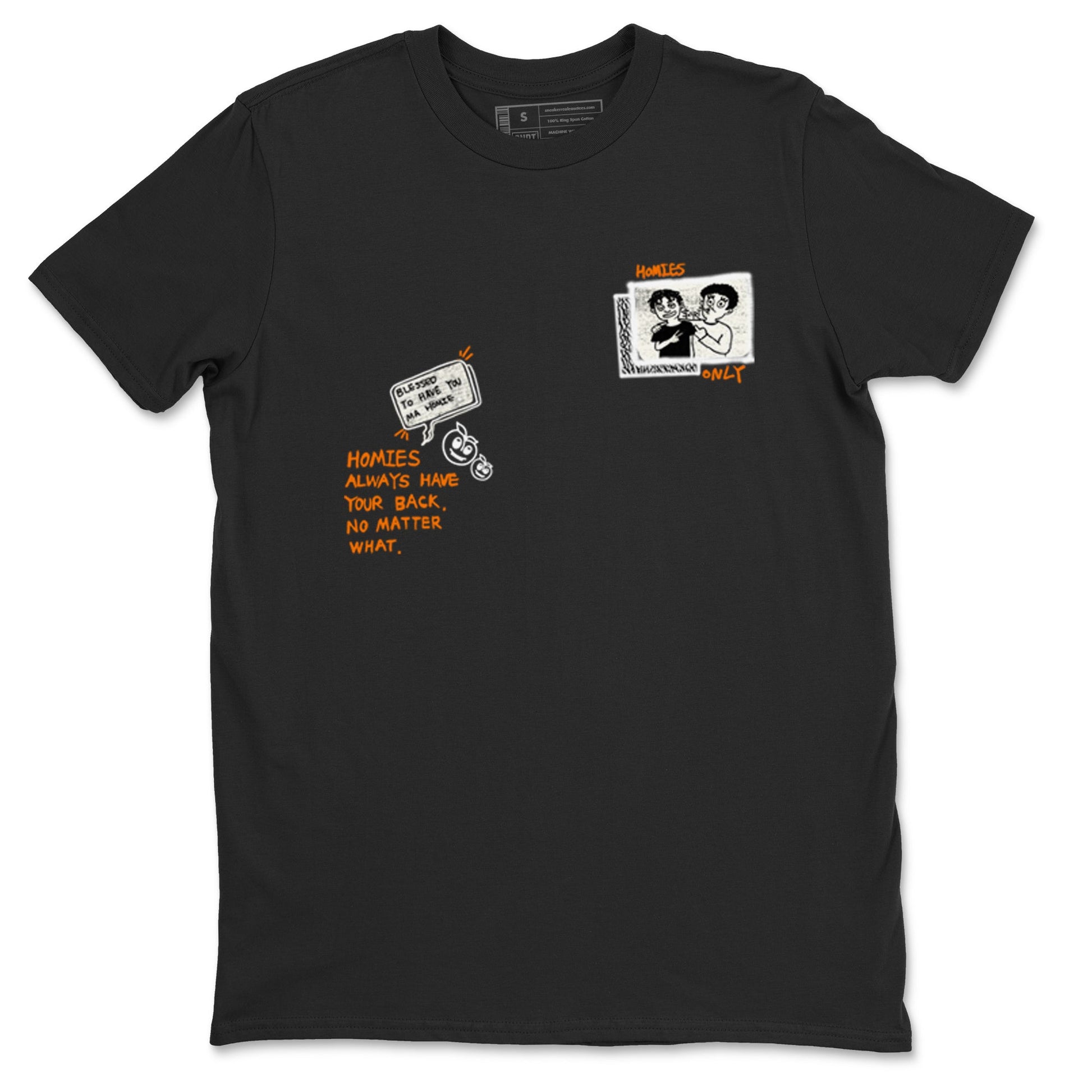 3s Georgia Peach shirt to match jordans Homies Only sneaker tees Air Jordan 3 Georgia Peach SNRT Sneaker Release Tees unisex cotton Black 2 crew neck shirt