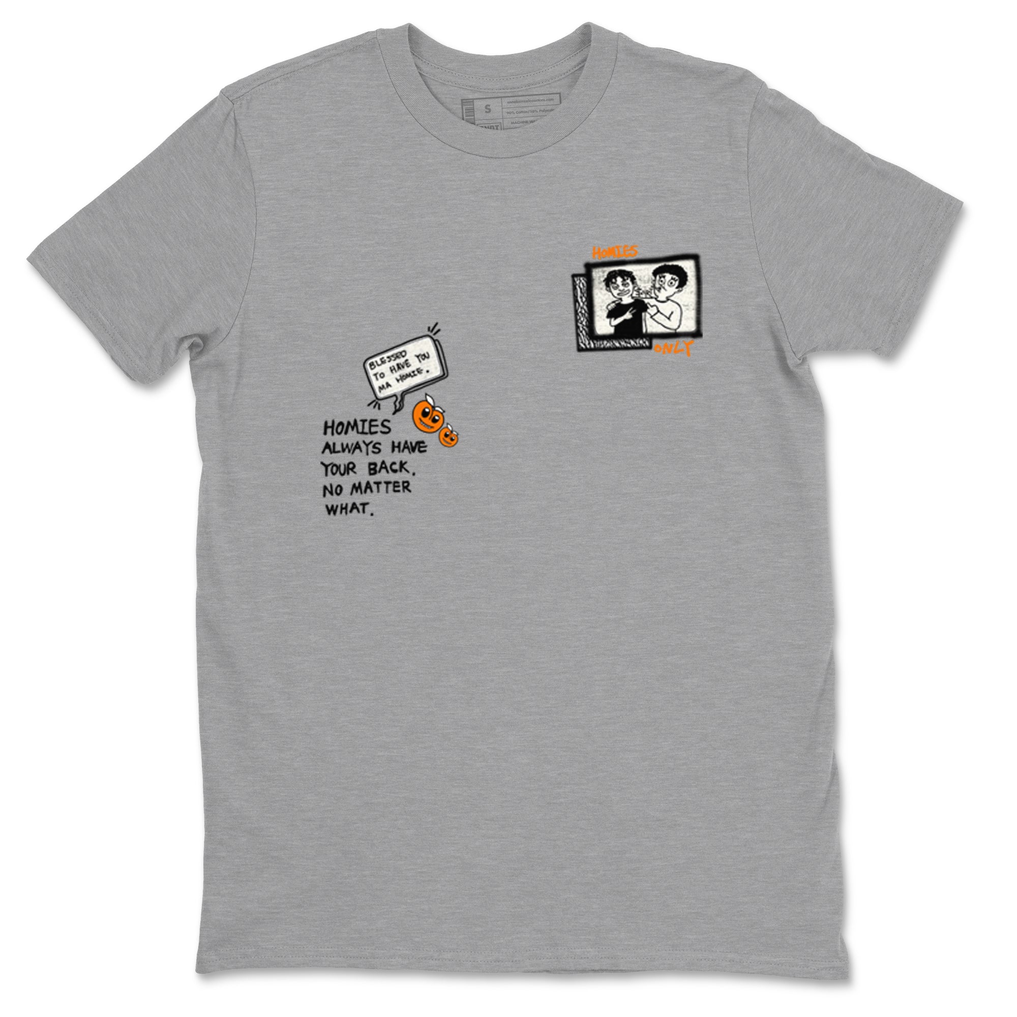 3s Georgia Peach shirt to match jordans Homies Only sneaker tees Air Jordan 3 Georgia Peach SNRT Sneaker Release Tees unisex cotton Heather Grey 2 crew neck shirt