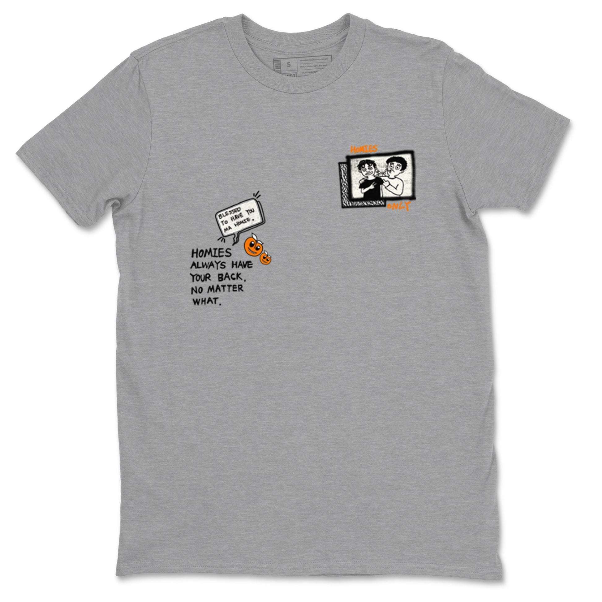 3s Georgia Peach shirt to match jordans Homies Only sneaker tees Air Jordan 3 Georgia Peach SNRT Sneaker Release Tees unisex cotton Heather Grey 2 crew neck shirt