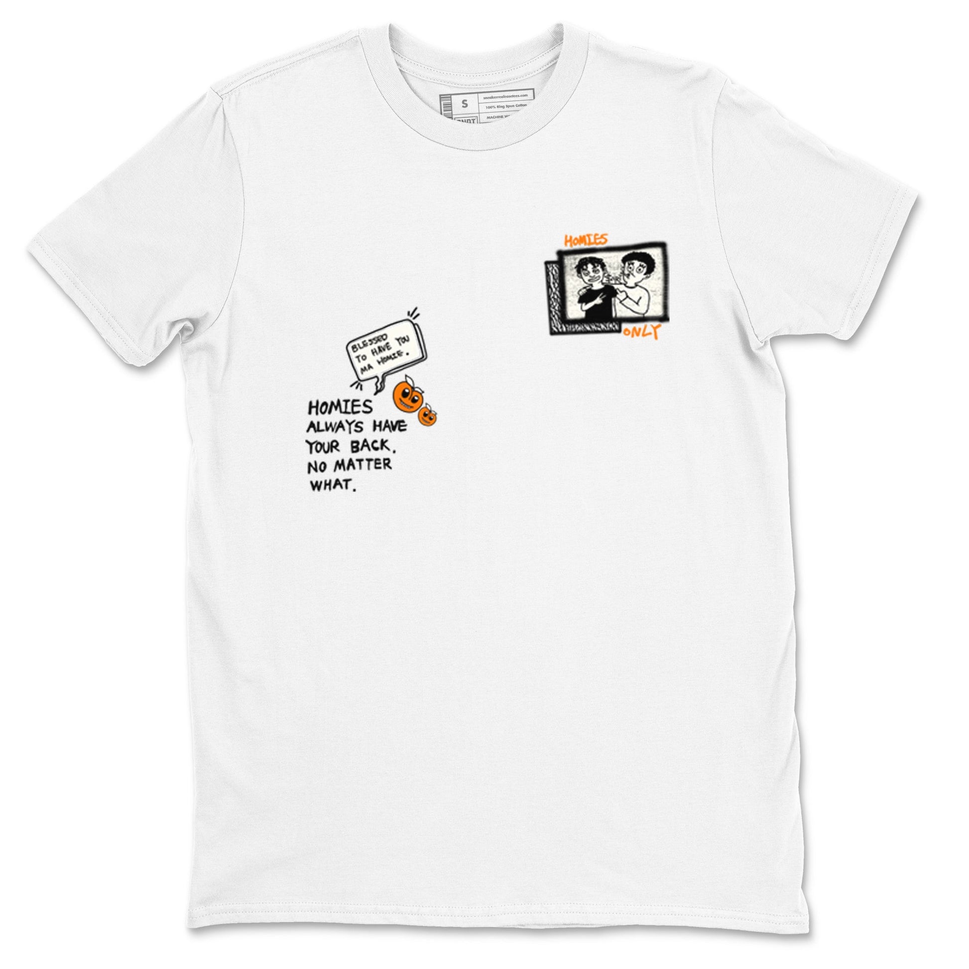 3s Georgia Peach shirt to match jordans Homies Only sneaker tees Air Jordan 3 Georgia Peach SNRT Sneaker Release Tees unisex cotton White 2 crew neck shirt