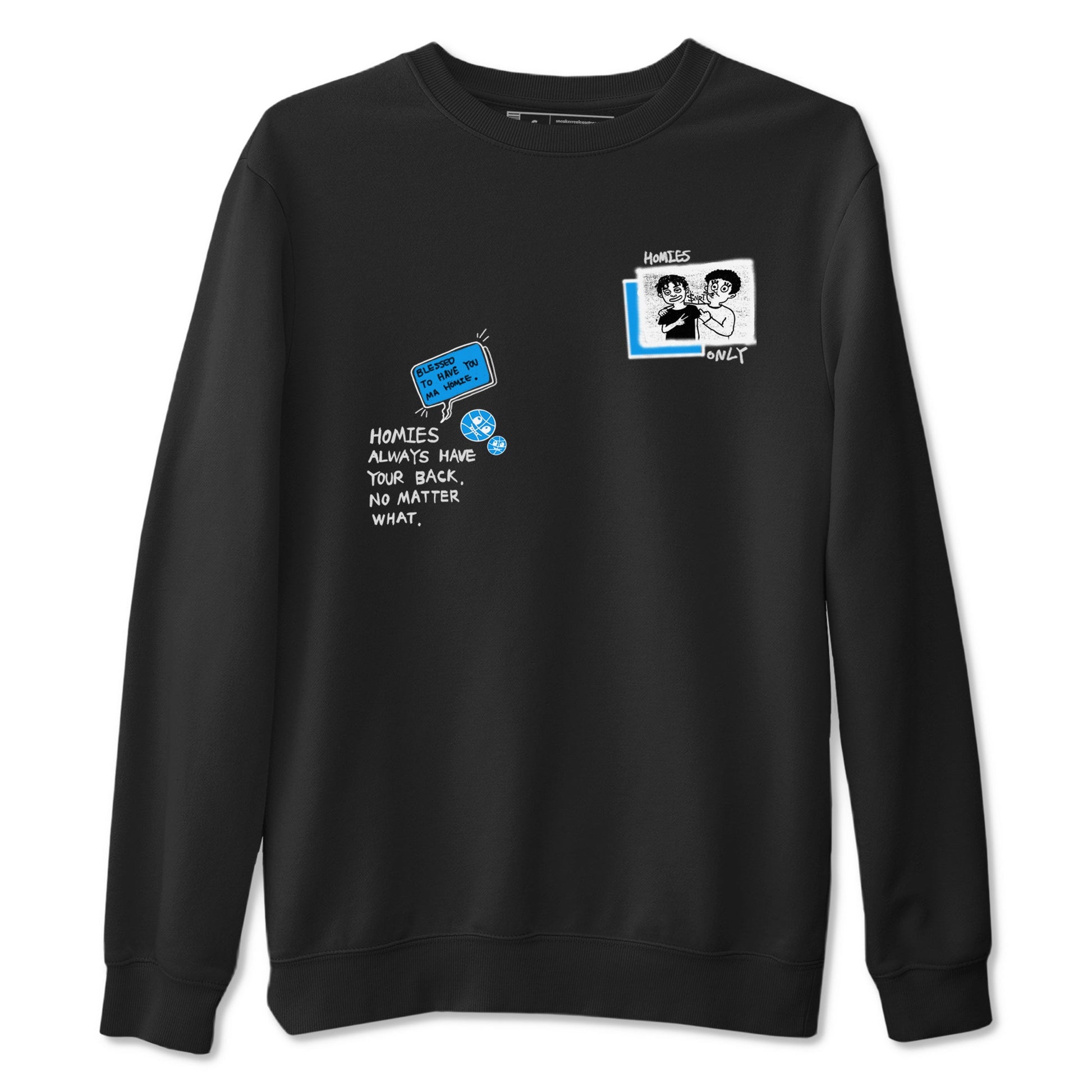 4s Military Blue shirt to match jordans Homies Only sneaker tees Air Jordan 4 Military Blue SNRT Sneaker Release Tees unisex cotton Black 2 crew neck shirt