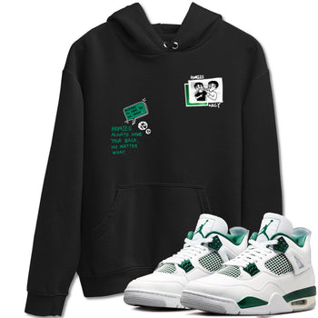 4s Oxidized Green shirts to match jordans Homies Only sneaker match tees Air Jordan 4 Oxidized Green SNRT Sneaker Tees streetwear brand Black 1 unisex cotton tee
