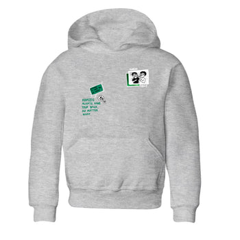 4s Oxidized Green shirts to match jordans Homies Only sneaker match tees Air Jordan 4 Oxidized Green SNRT Sneaker Tees streetwear brand Baby and Youth Heather Grey 2 cotton tee