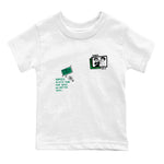 4s Oxidized Green shirts to match jordans Homies Only sneaker match tees Air Jordan 4 Oxidized Green SNRT Sneaker Tees streetwear brand Baby and Youth White 2 cotton tee