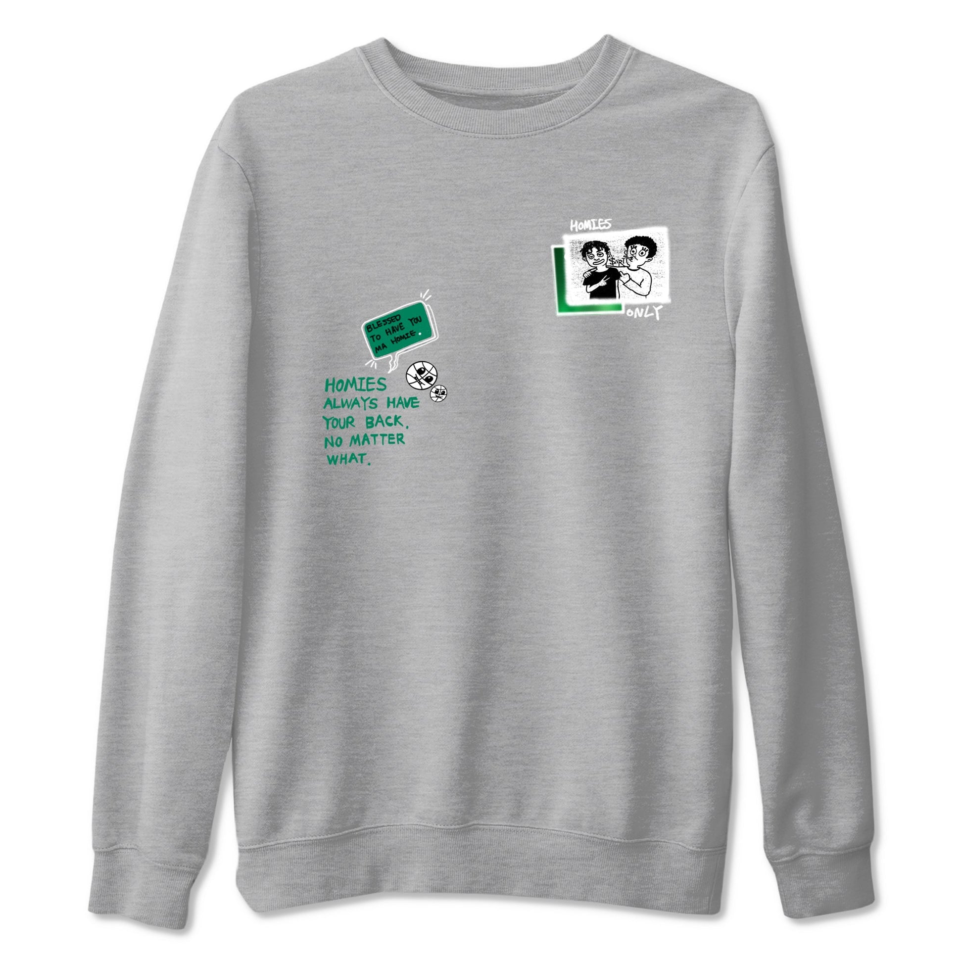 4s Oxidized Green shirts to match jordans Homies Only sneaker match tees Air Jordan 4 Oxidized Green SNRT Sneaker Tees streetwear brand Heather Grey 2 unisex cotton tee