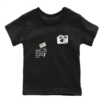 AJ5 Sail shirt to match jordans Homies Only sneaker tees Air Jordan 5 Sail SNRT sneaker release tees baby toddler Black 2 cotton Shirt
