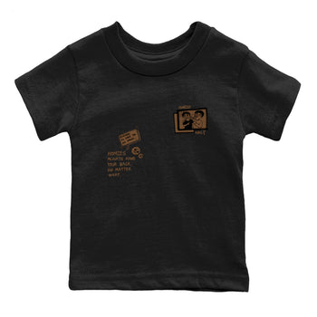 Jordan Jumpman Jack TR Travis Scott Dark Mocha shirts to match jordans Homies Only sneaker match tees Jordan Jumpman Jack Travis Scott Dark Mocha match shoes to clothes SNRT Sneaker Tees Youth Baby Black 2 tee