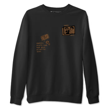 Jordan Jumpman Jack TR Travis Scott Dark Mocha shirts to match jordans Homies Only sneaker match tees Jordan Jumpman Jack Travis Scott Dark Mocha match shoes to clothes SNRT Sneaker Tees unisex cotton Black 2 shirts