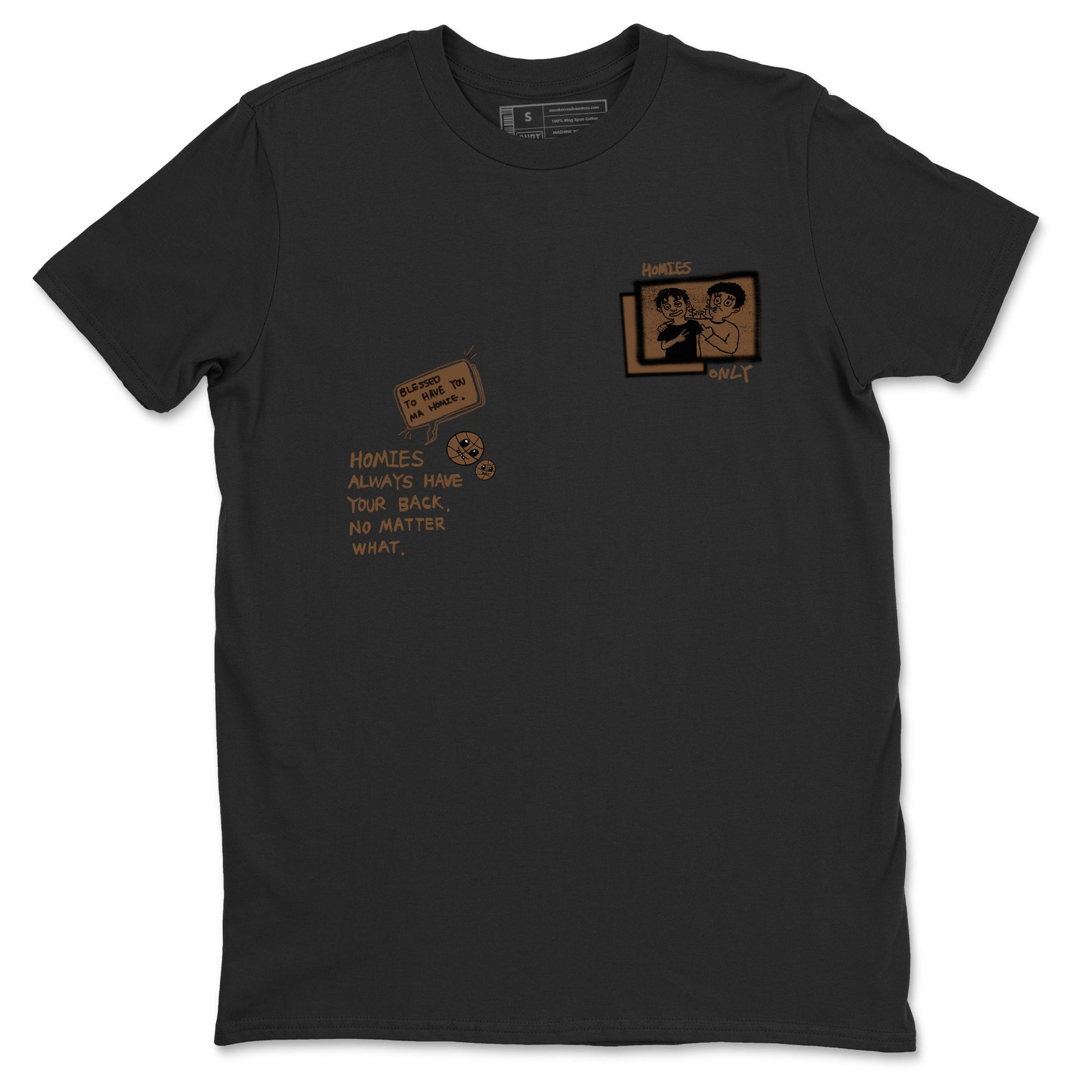 Jordan Jumpman Jack TR Travis Scott Dark Mocha shirts to match jordans Homies Only sneaker match tees Jordan Jumpman Jack Travis Scott Dark Mocha match shoes to clothes SNRT Sneaker Tees unisex cotton Black 2 shirts