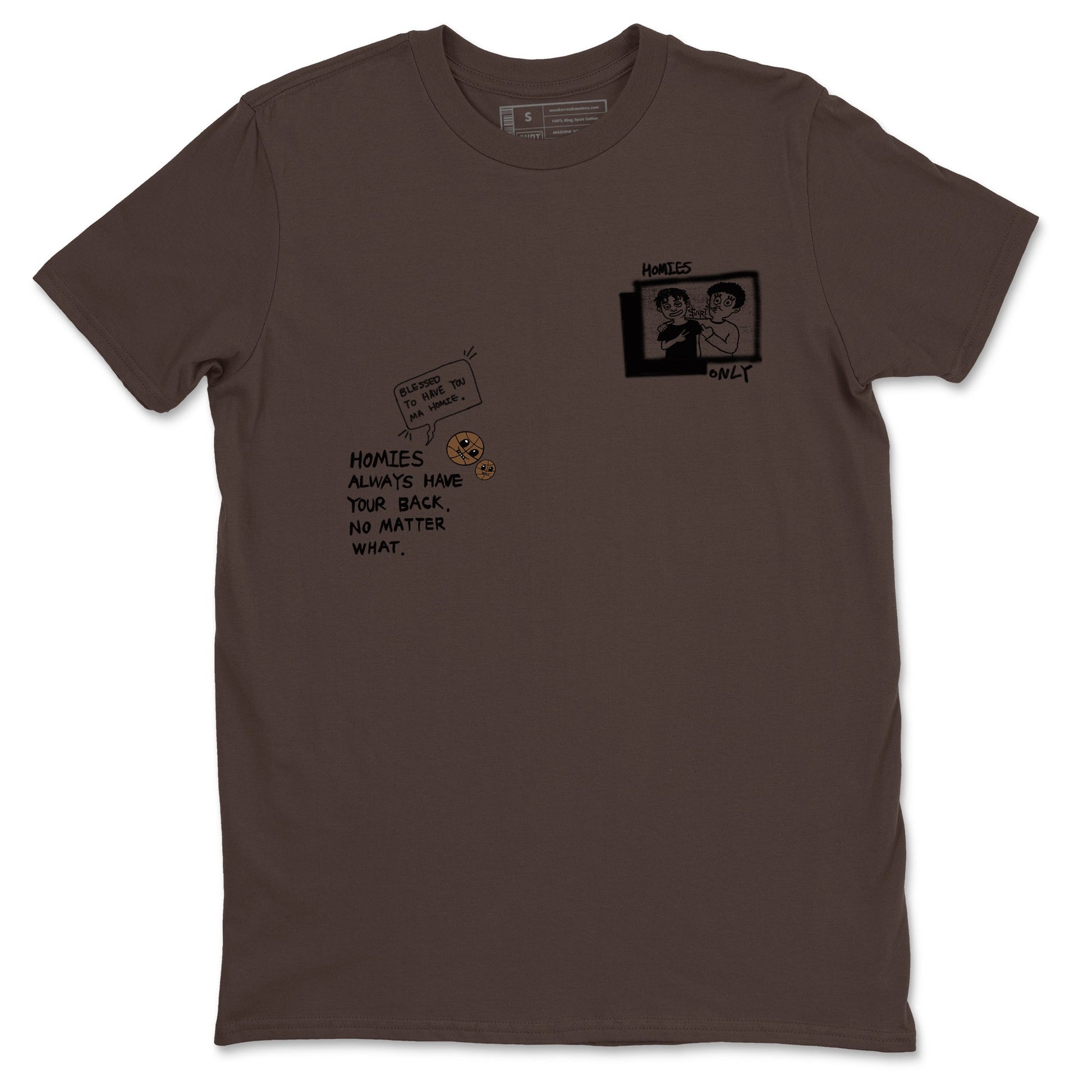 Jordan Jumpman Jack TR Travis Scott Dark Mocha shirts to match jordans Homies Only sneaker match tees Jordan Jumpman Jack Travis Scott Dark Mocha match shoes to clothes SNRT Sneaker Tees unisex cotton Dark Chocolate 2 shirts
