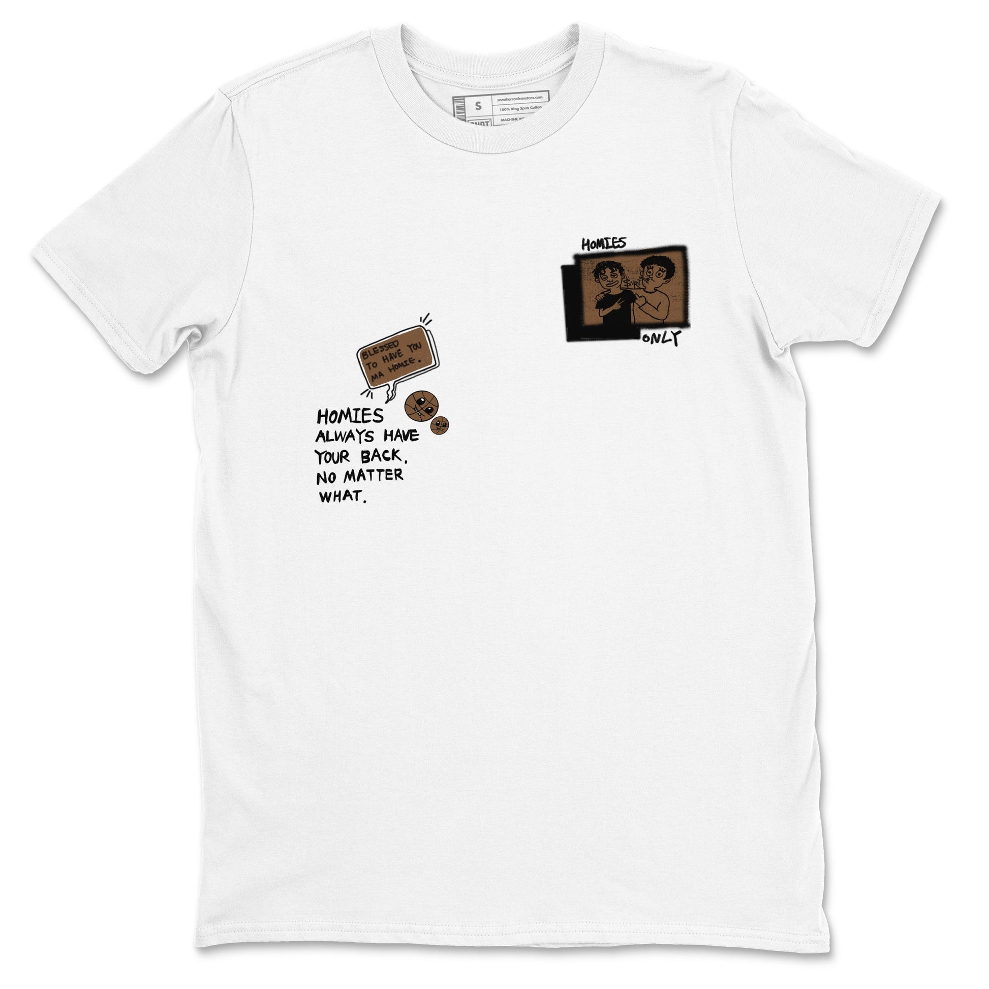 Jordan Jumpman Jack TR Travis Scott Dark Mocha shirts to match jordans Homies Only sneaker match tees Jordan Jumpman Jack Travis Scott Dark Mocha match shoes to clothes SNRT Sneaker Tees unisex cotton White 2 shirts