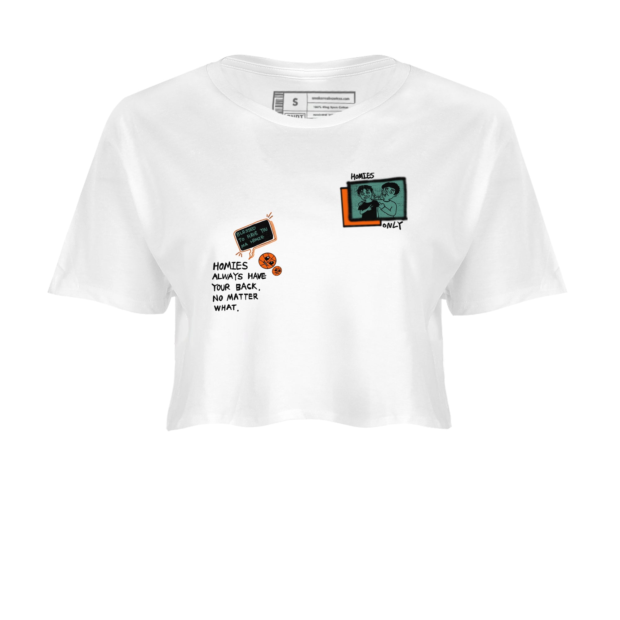Dunk Low Ceramic shirts to match jordans Homies Only sneaker match tees Dunk Ceramic match shoes to clothes SNRT Sneaker Tees unisex cotton White 2 crop tee