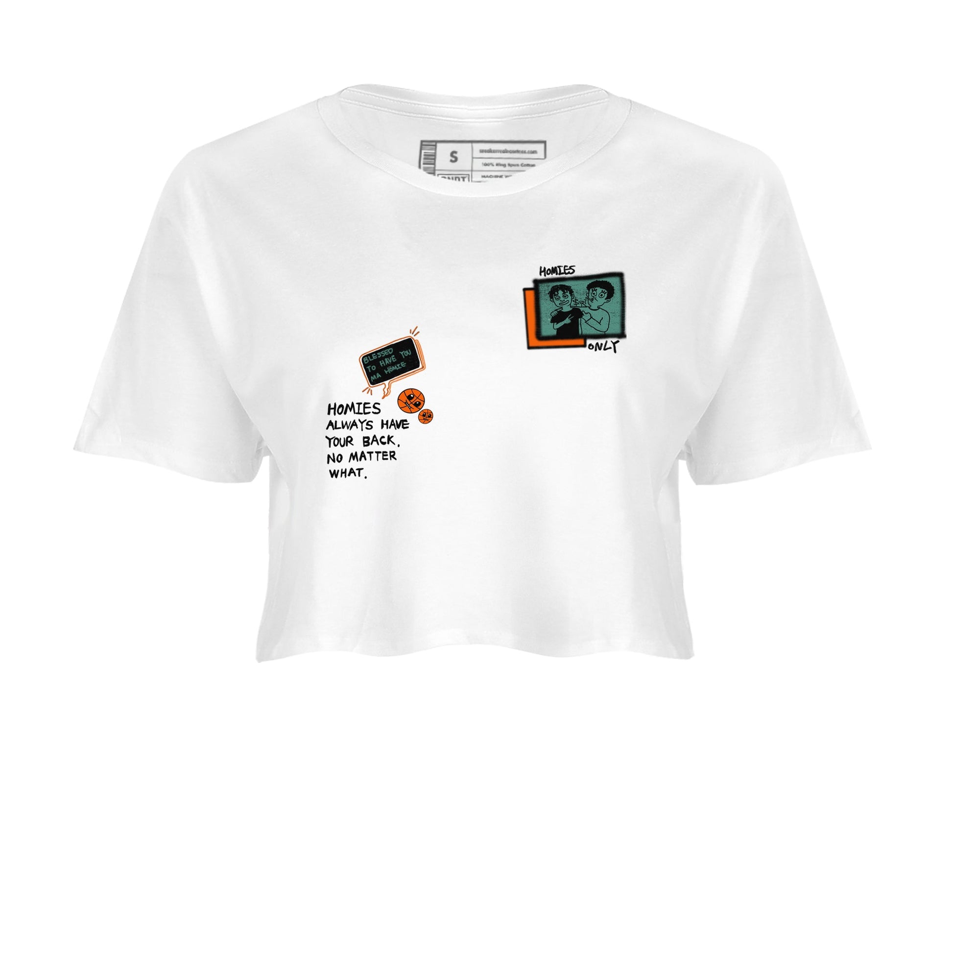 Dunk Low Ceramic shirts to match jordans Homies Only sneaker match tees Dunk Ceramic match shoes to clothes SNRT Sneaker Tees unisex cotton White 2 crop tee