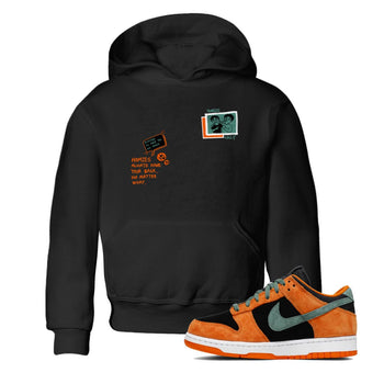 Dunk Low Ceramic shirts to match jordans Homies Only sneaker match tees Dunk Ceramic match shoes to clothes SNRT Sneaker Tees Youth Baby Black 1 tee