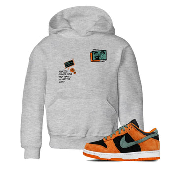 Dunk Low Ceramic shirts to match jordans Homies Only sneaker match tees Dunk Ceramic match shoes to clothes SNRT Sneaker Tees Youth Baby Heather Grey 1 tee