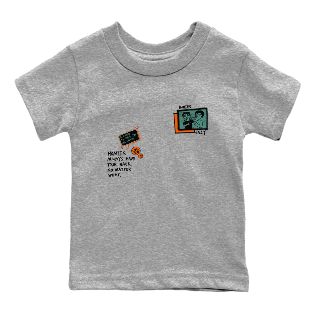 Dunk Low Ceramic shirts to match jordans Homies Only sneaker match tees Dunk Ceramic match shoes to clothes SNRT Sneaker Tees Youth Baby Heather Grey 2 tee