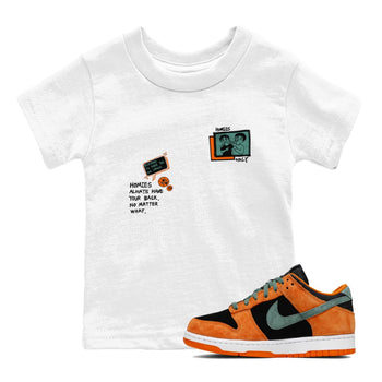 Dunk Low Ceramic shirts to match jordans Homies Only sneaker match tees Dunk Ceramic match shoes to clothes SNRT Sneaker Tees Youth Baby White 1 tee