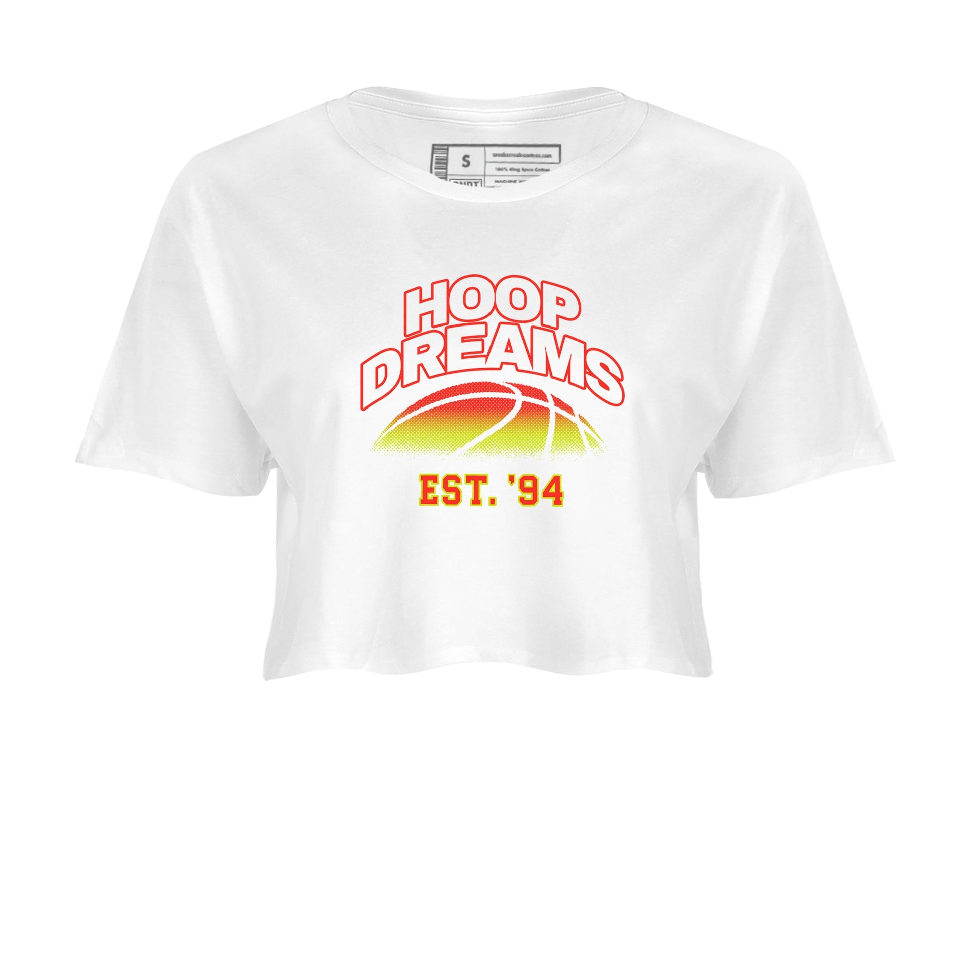 Sneaker Threads – Sneaker Tees To Match Nike JA 3 Under The Christmas Tree – Hoop Dreams Crop Tee White 2. Perfect for Jordan releases 2025 colorways. PerfecPerfect for Ja Morant sneaker releases and Christmas 2025 colorways.
