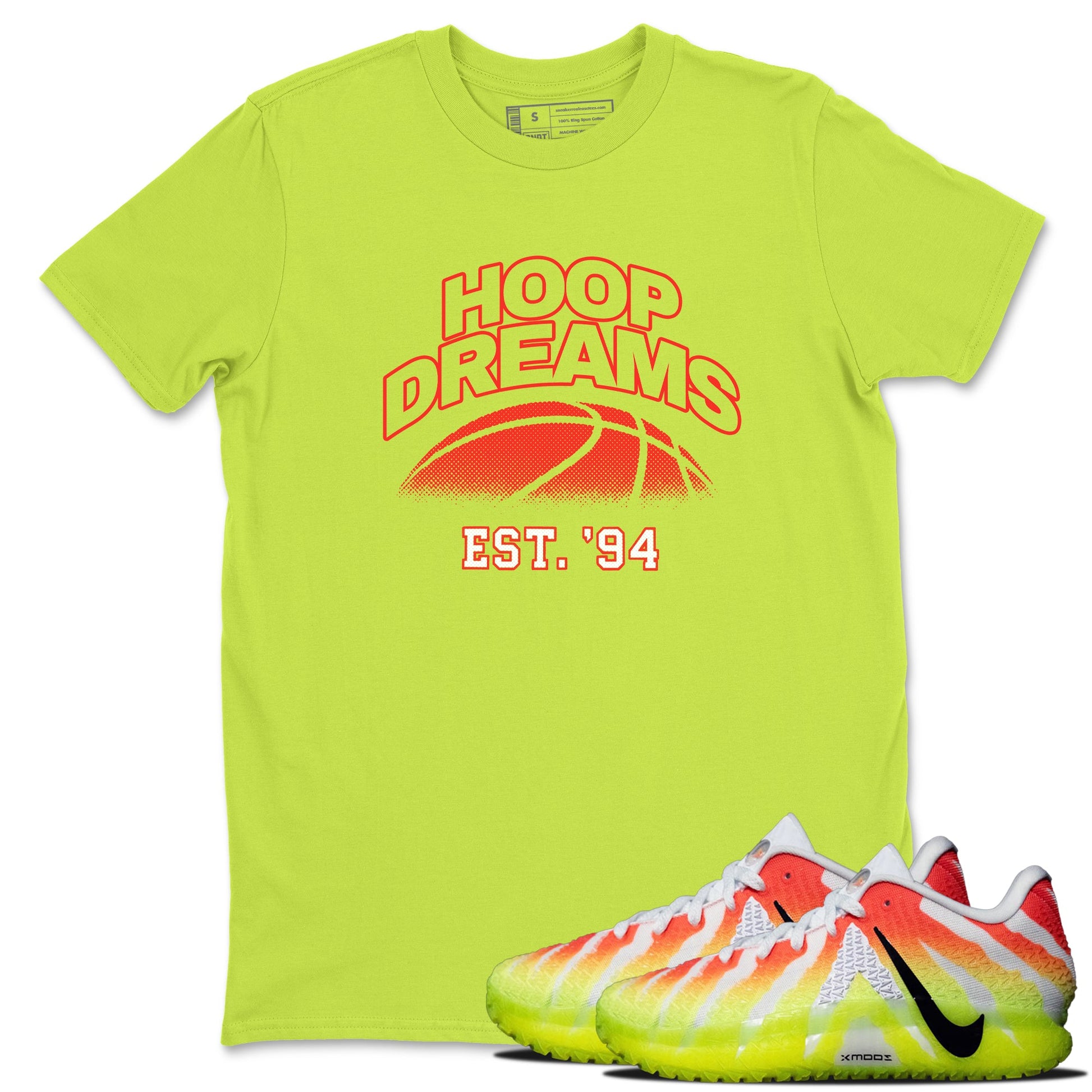 Sneaker Threads – Sneaker Tees To Match Nike JA 3 Under The Christmas Tree – Hoop Dreams Graphic Tee Safety Green 1. Perfect for Jordan releases 2025 colorways. PerfecPerfect for Ja Morant sneaker releases and Christmas 2025 colorways.