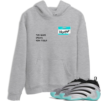 Sneaker Threads – Sneaker Tees To Match Adidas Harden Vol. 9 Uno Chain – Hooper Badge Graphic Tee Heather Grey 1. Perfect for Jordan releases 2025 colorways.