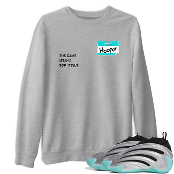 Sneaker Threads – Sneaker Tees To Match Adidas Harden Vol. 9 Uno Chain – Hooper Badge Graphic Tee Heather Grey 1. Perfect for Jordan releases 2025 colorways.