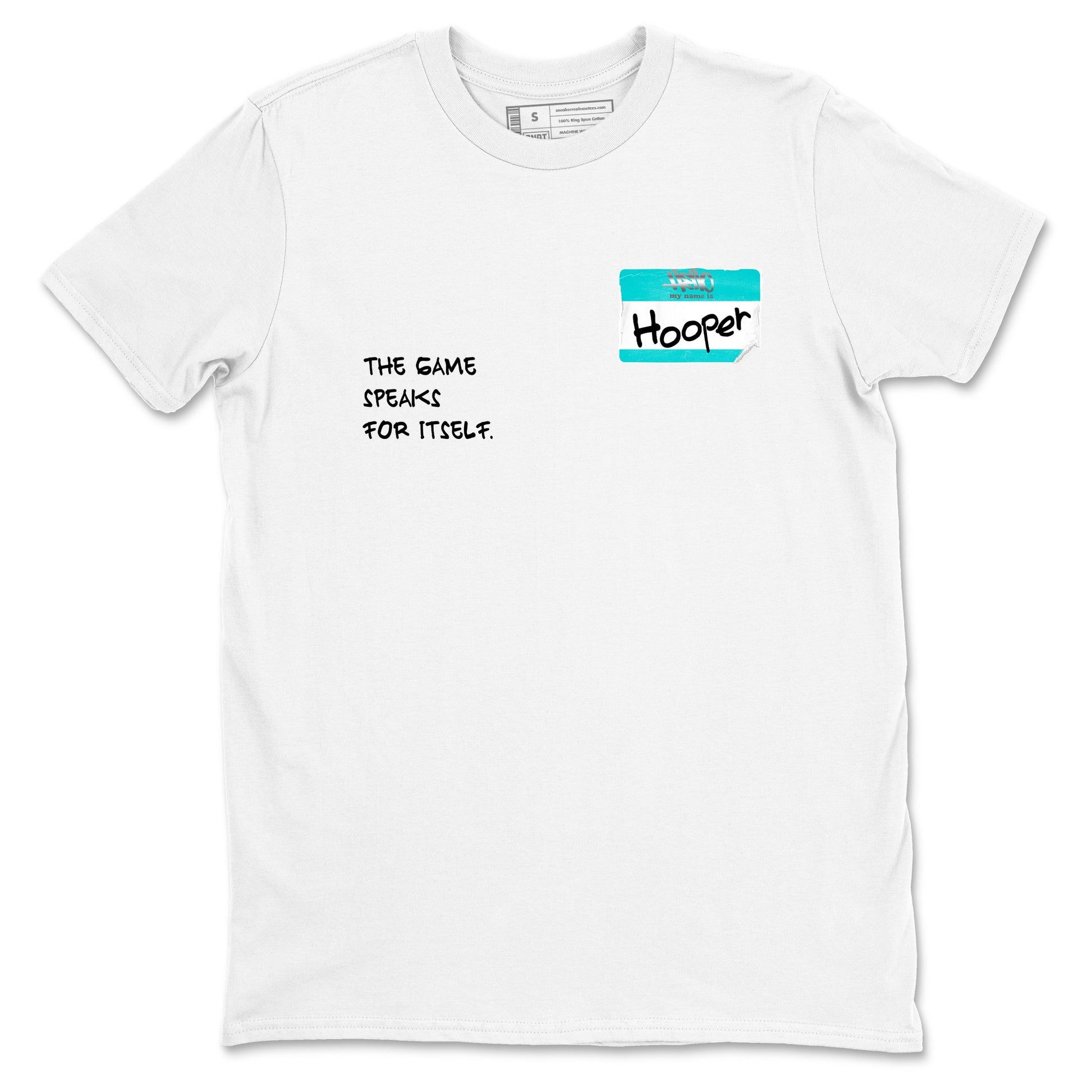 Sneaker Threads – Sneaker Tees To Match Adidas Harden Vol. 9 Uno Chain – Hooper Badge Graphic Tee White 2. Perfect for Jordan releases 2025 colorways.
