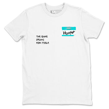 Sneaker Threads – Sneaker Tees To Match Adidas Harden Vol. 9 Uno Chain – Hooper Badge Graphic Tee White 2. Perfect for Jordan releases 2025 colorways.