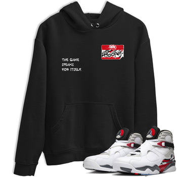 Sneaker Threads – Basketball Graphic T shirt Air Jordan 8 Bunny – Hooper Badge Graphic Tee Black 1. Perfect for Jordan releases 2025 colorways.